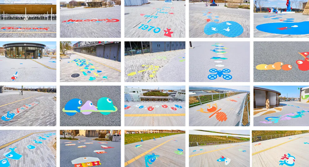 万博「EXPO WORLDs」こみゃくサインのプランニングやデザインの元となるシナリオメイクをしました